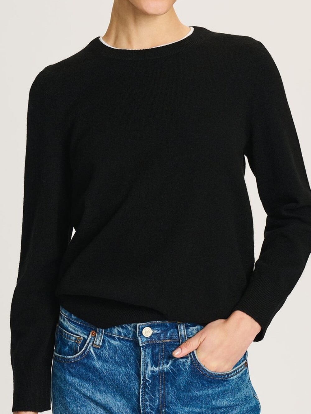NAADAM Black The Original Cashmere Size Medium Quiet Luxury